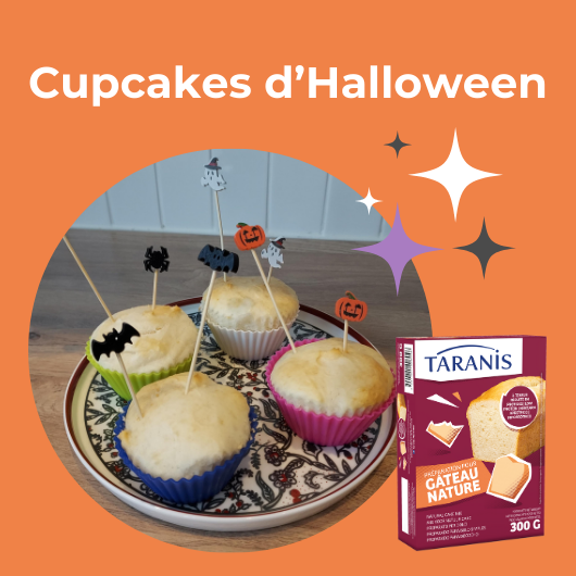 Recette des cupcakes d’Halloween